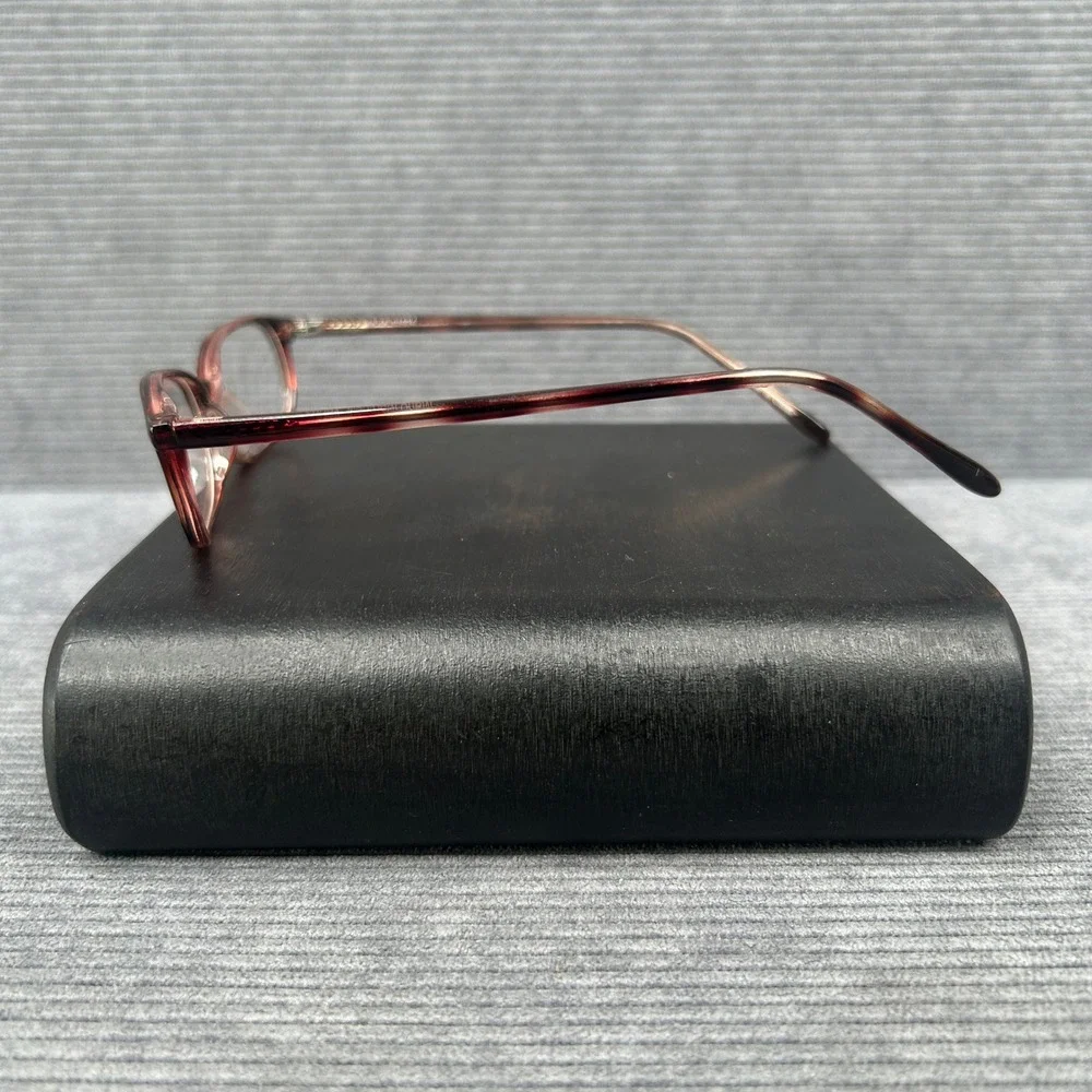 Mario Martinelli Burgundy Tortoise Oval Y2k Eyeglass Frames 48-16 31924